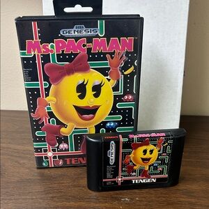 Ms. Pac-Man Game Cartridge - Used